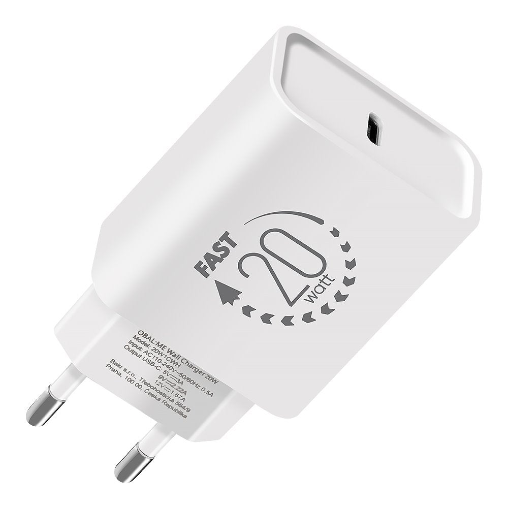 Incarcator priza Obal:ME Usb-c 20W Alb
