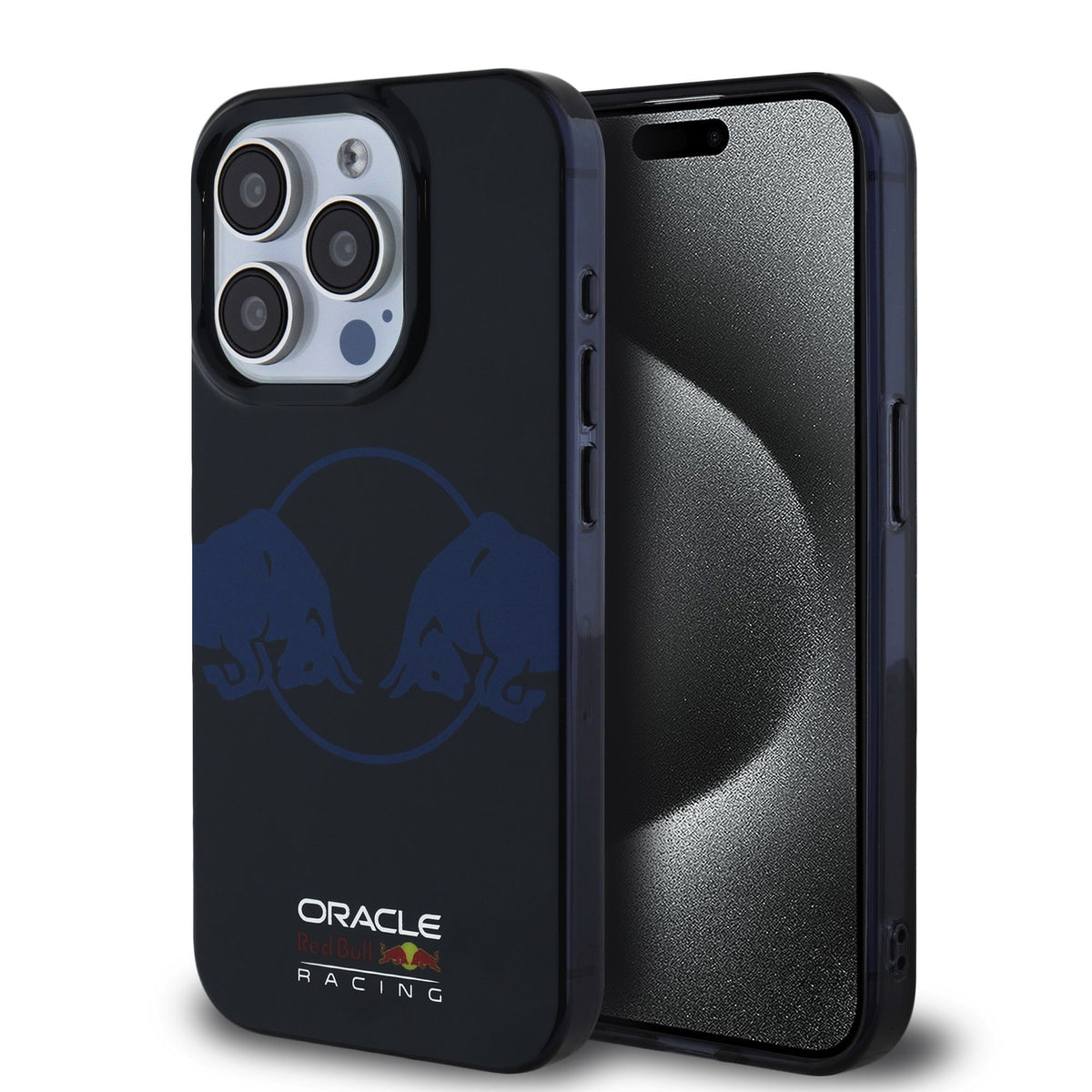 Husa Rosu Bull PC/TPU Two Bulls Magsafe pentru iPhone 15 Pro Max Navy