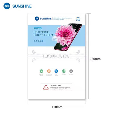 Folie Sunshine HD PVC Flexible Hydrogel Films pentru Phones Pack 50 Pcs