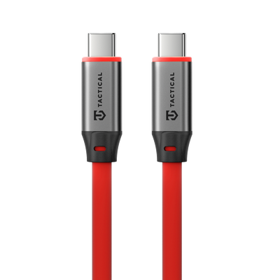 Cablu Tactical Fat Man 2.0 Usb-c/Usb-c 1m Rosu