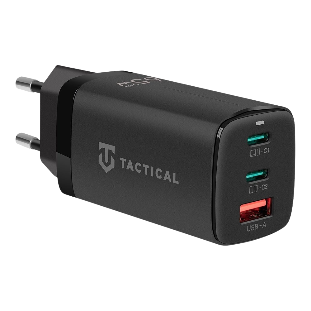 Incarcator priza Tactical Flashbang 2.0 Gan 65W Negru