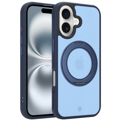 Husa Tactical Magforce Hyperstand pentru Apple iPhone 16 Deep Albastru