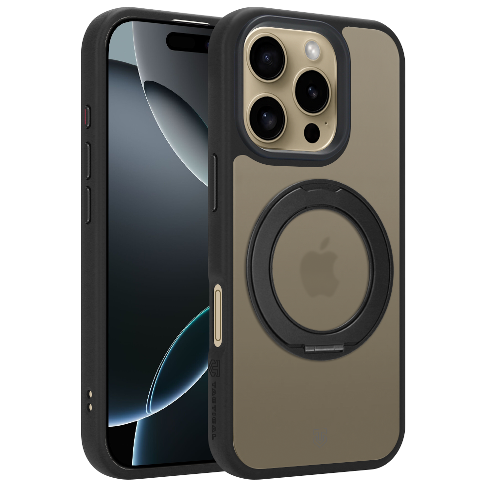 Husa Tactical Magforce Hyperstand pentru Apple iPhone 16 Pro Asphalt