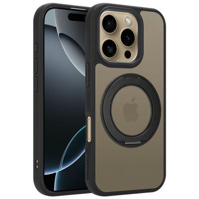 Husa Tactical Magforce Hyperstand pentru Apple iPhone 16 Pro Asphalt