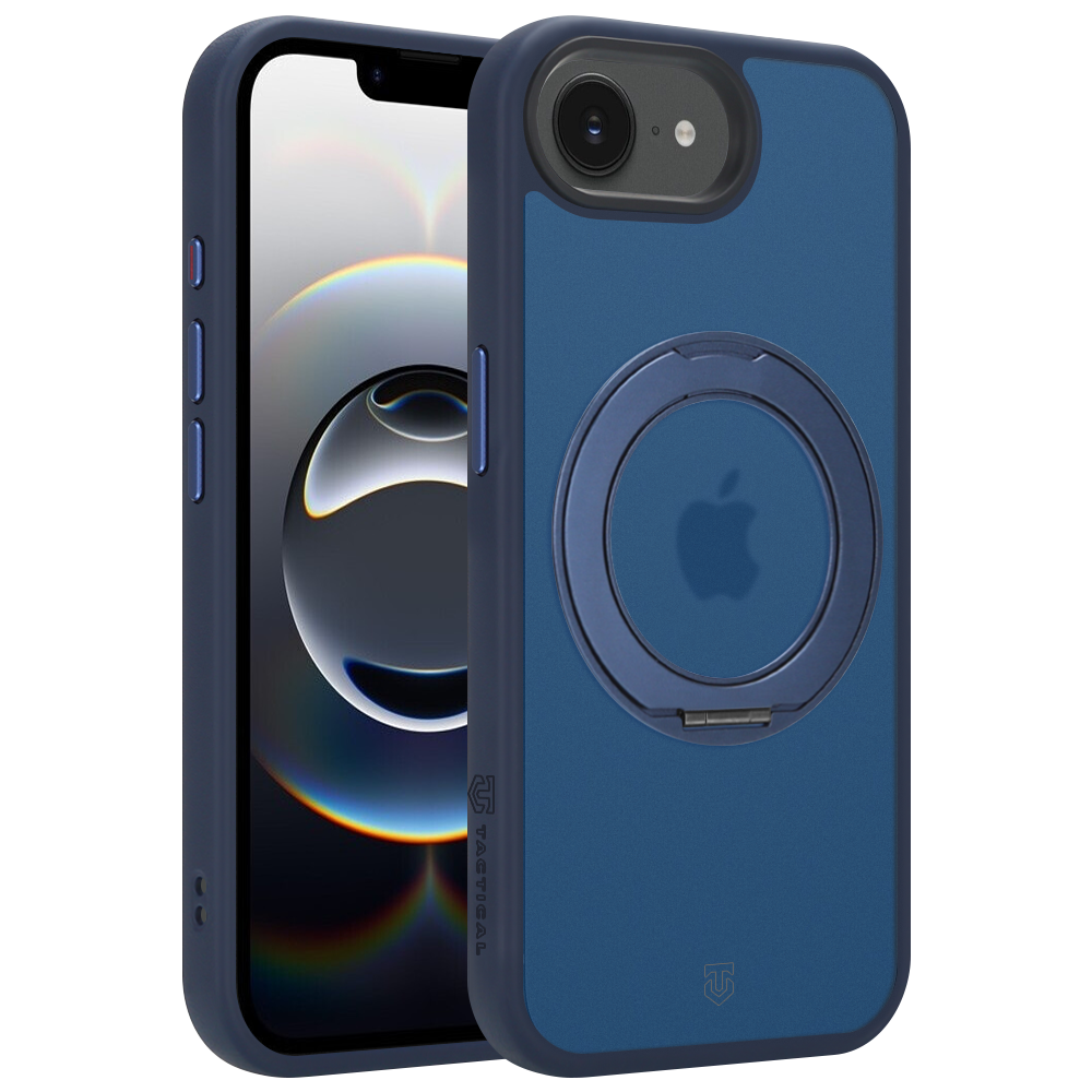 Husa Tactical Magforce Hyperstand pentru Apple iPhone 16e/17e Deep Albastru
