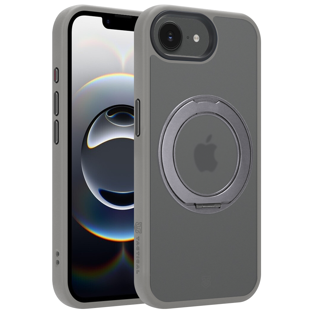 Husa Tactical Magforce Hyperstand pentru Apple iPhone 16e/17e Gri deschis