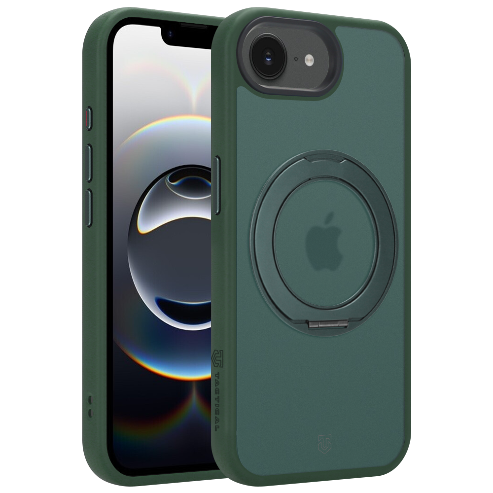 Husa Tactical Magforce Hyperstand pentru Apple iPhone 16e/17e Forest Verde