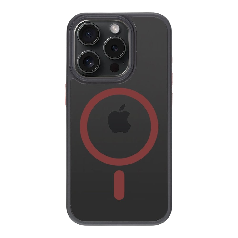 Husa Tactical Magforce Hyperstealth 2.0 pentru Apple iPhone 15 Pro Negru/Rosu