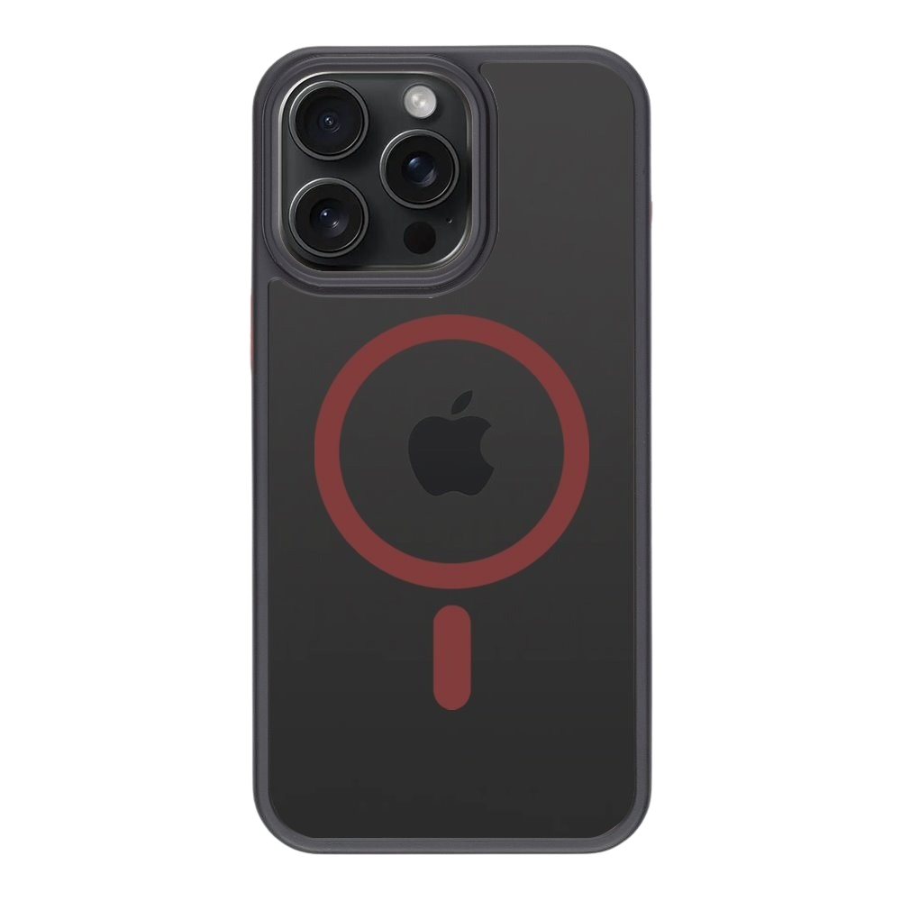 Husa Tactical Magforce Hyperstealth 2.0 pentru Apple iPhone 15 Pro Max Negru/Rosu