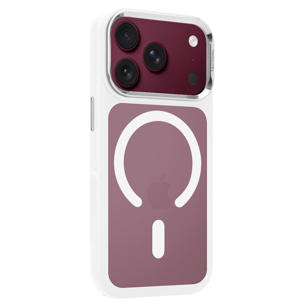 Husa Tactical Magforce Hyperstealth 3.0 pentru Apple iPhone 17 Pro/18 Pro Snow Alb