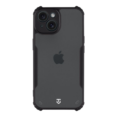 Husa Tactical Quantum Stealth pentru Apple iPhone 15 Transparent/Negru