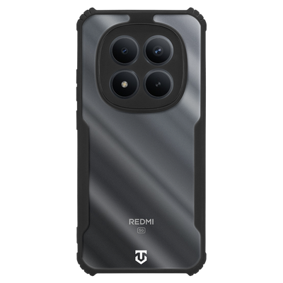 Husa Tactical Quantum Stealth pentru Xiaomi Redmi Note 15 Pro Transparent/Negru