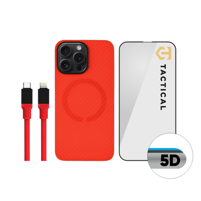 Husa Tactical Rosu Limited Edition Combo pentru Apple iPhone 14 Pro Max