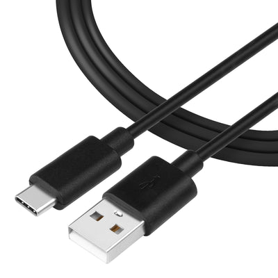 Cablu Tactical Smooth Thread Usb-a/Usb-c 0.3m Negru