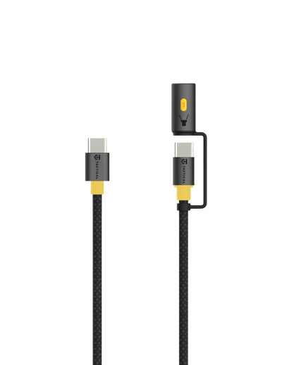 Cablu Tactical Stinger Usb-c/Usb-c 1,5m Negru