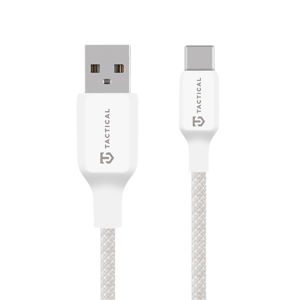 Cablu Tactical Stitch Thread Usb-a/Usb-c 2m Alb