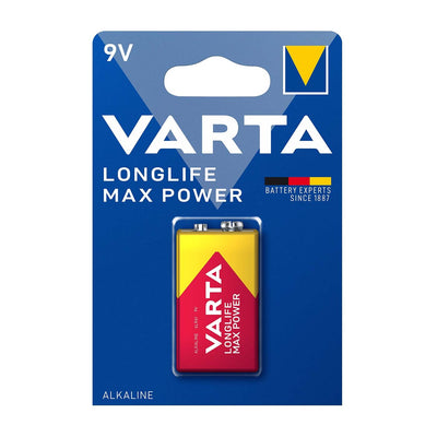 Incarcator priza Varta Longlife Max Power 9V Battery 1pcs