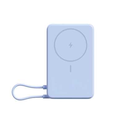 Cablu Xiaomi Magnetic Acumulator extern 33W 10000mAh cu Integrated Usb-c si Stand Albastru