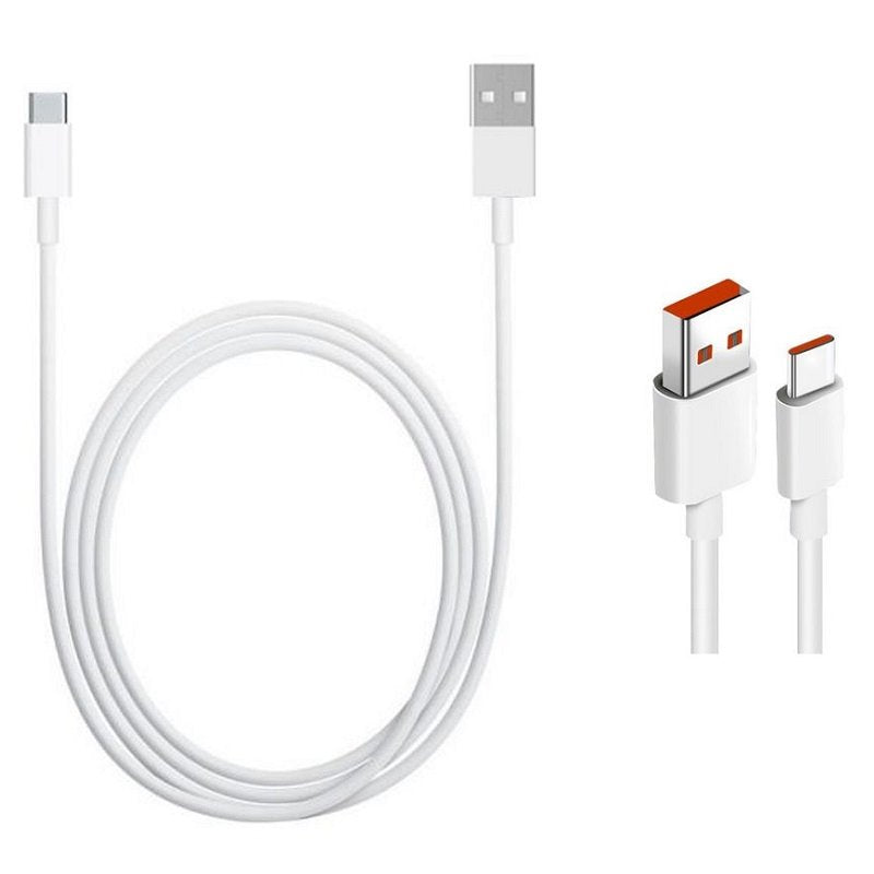 Cablu Xiaomi Original Usb-c Data 4A 1m Alb