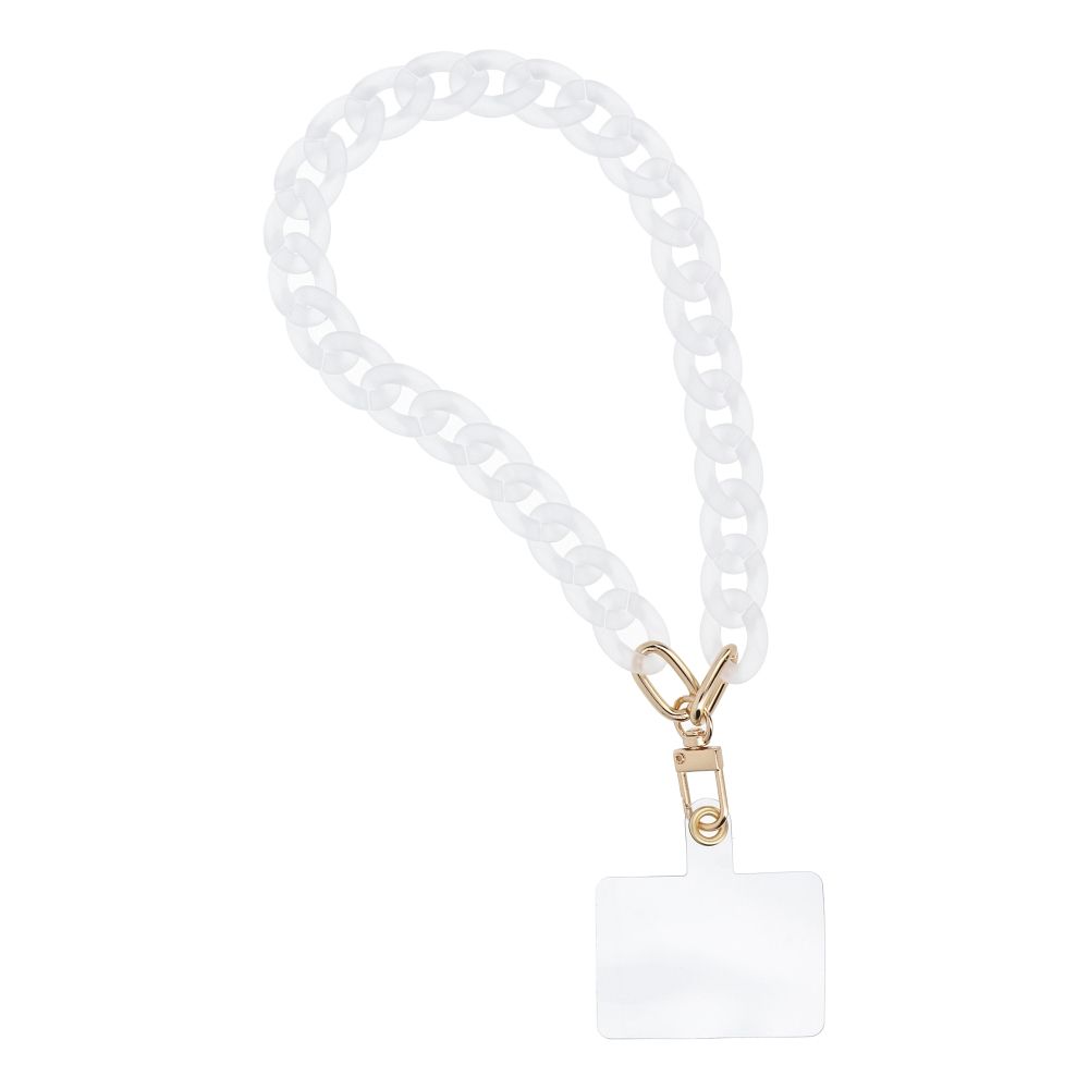 Husa Panama Phone Lanyard, Phone Pendant / Cord Length 40cm (20cm In The Loop) / On Wrist - Alb