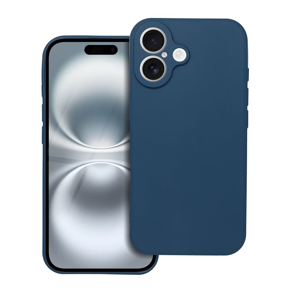 Husa Soft pentru iPhone 16 Albastru inchis