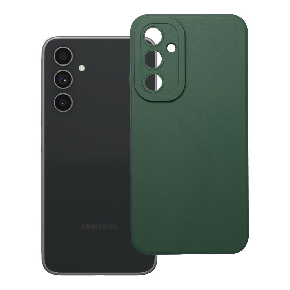 Husa Matt 2.0 pentru Samsung A54 5G Verde inchis