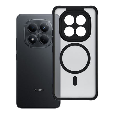 Husa Full mat Mag pentru Xiaomi Redmi Note 15 PRO 4G Compatible cu Magsafe Negru