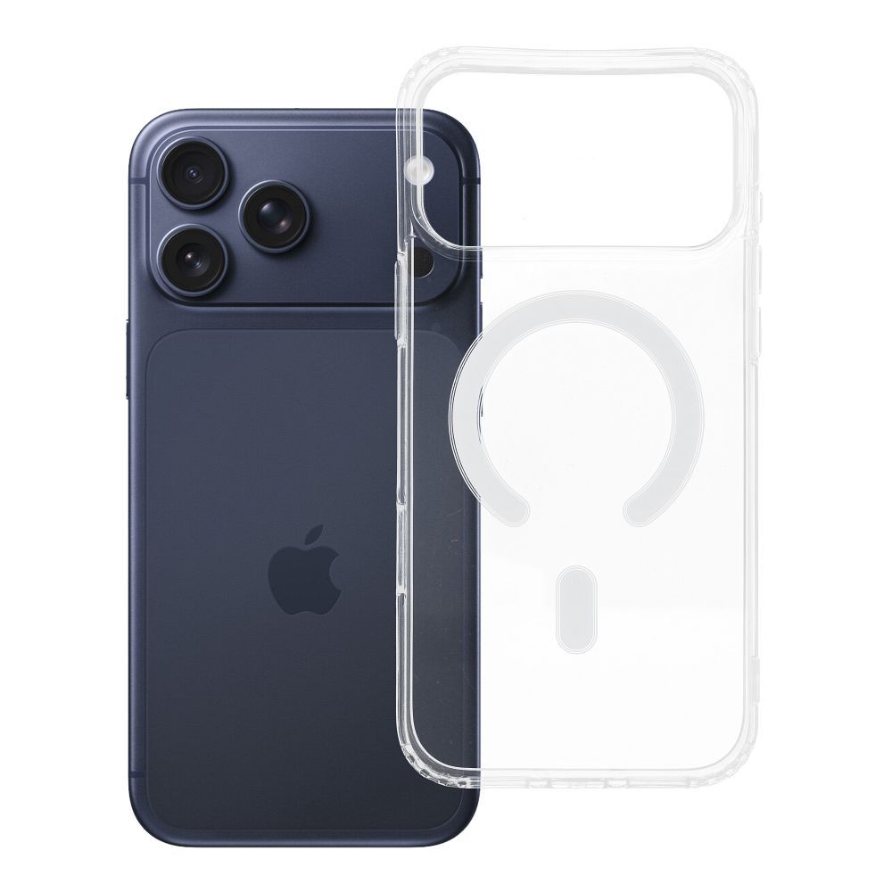 Husa Transparent Mag (MID) pentru iPhone 18 Pro Max / 17 Pro Max Compatible cu Magsafe Transparent