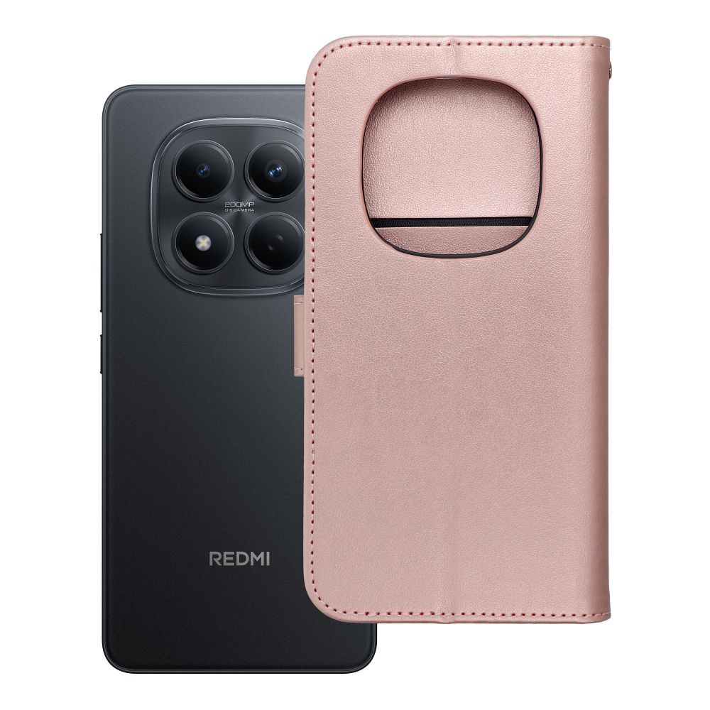 Husa Mezzo Book Flip pentru Xiaomi Redmi Note 15 PRO 5G Dreamcatcher Roz auriu