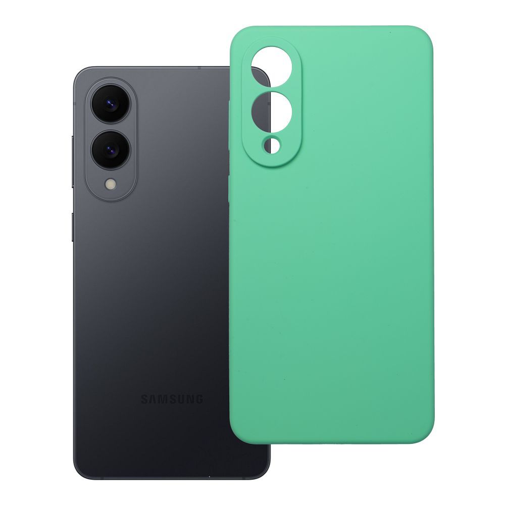 Husa pentru Samsung S25 Edge Silicone 2mm (Camera Protection) Mint