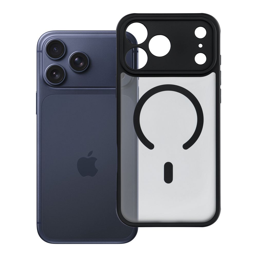 Husa Full mat Mag pentru iPhone 18 Pro Max / 17 Pro Max Compatible cu Magsafe Negru
