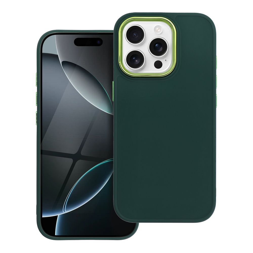 Husa Frame pentru iPhone 16 PRO Verde