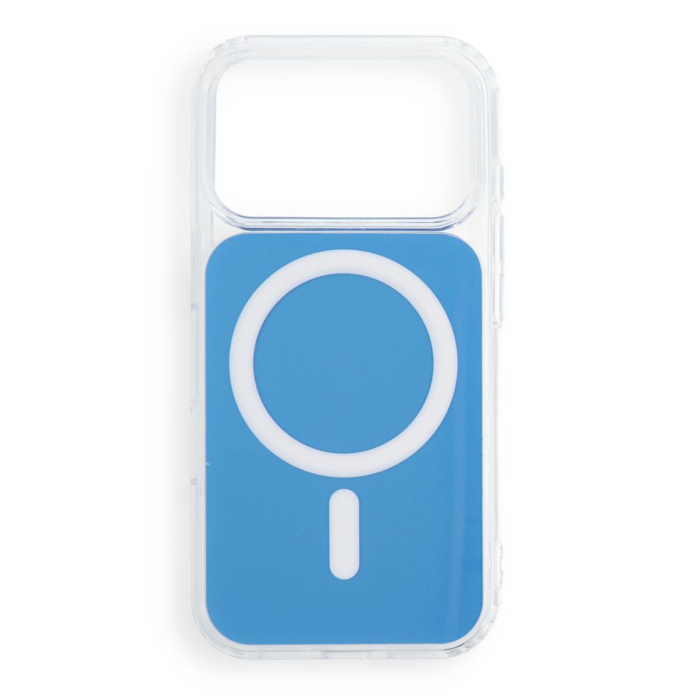 Husa Transparent Fusion Mag pentru iPhone 18 Pro / 17 Pro Compatible cu Magsafe Albastru deschis