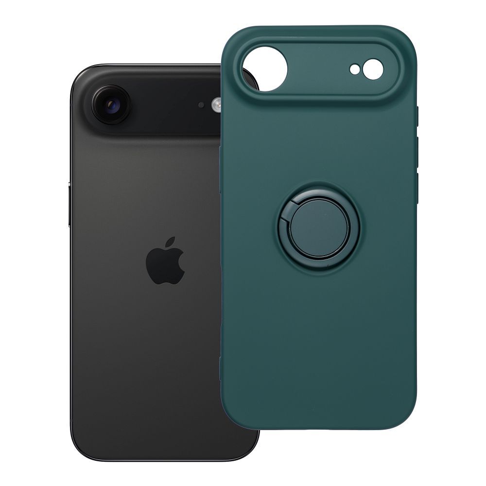 Husa Silicone Ring pentru iPhone 17 AIR Verde