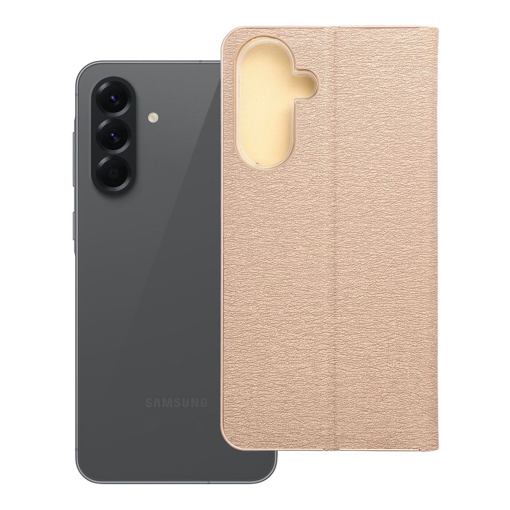 Husa Luna Book Auriu Flip pentru Samsung A56 5G Auriu