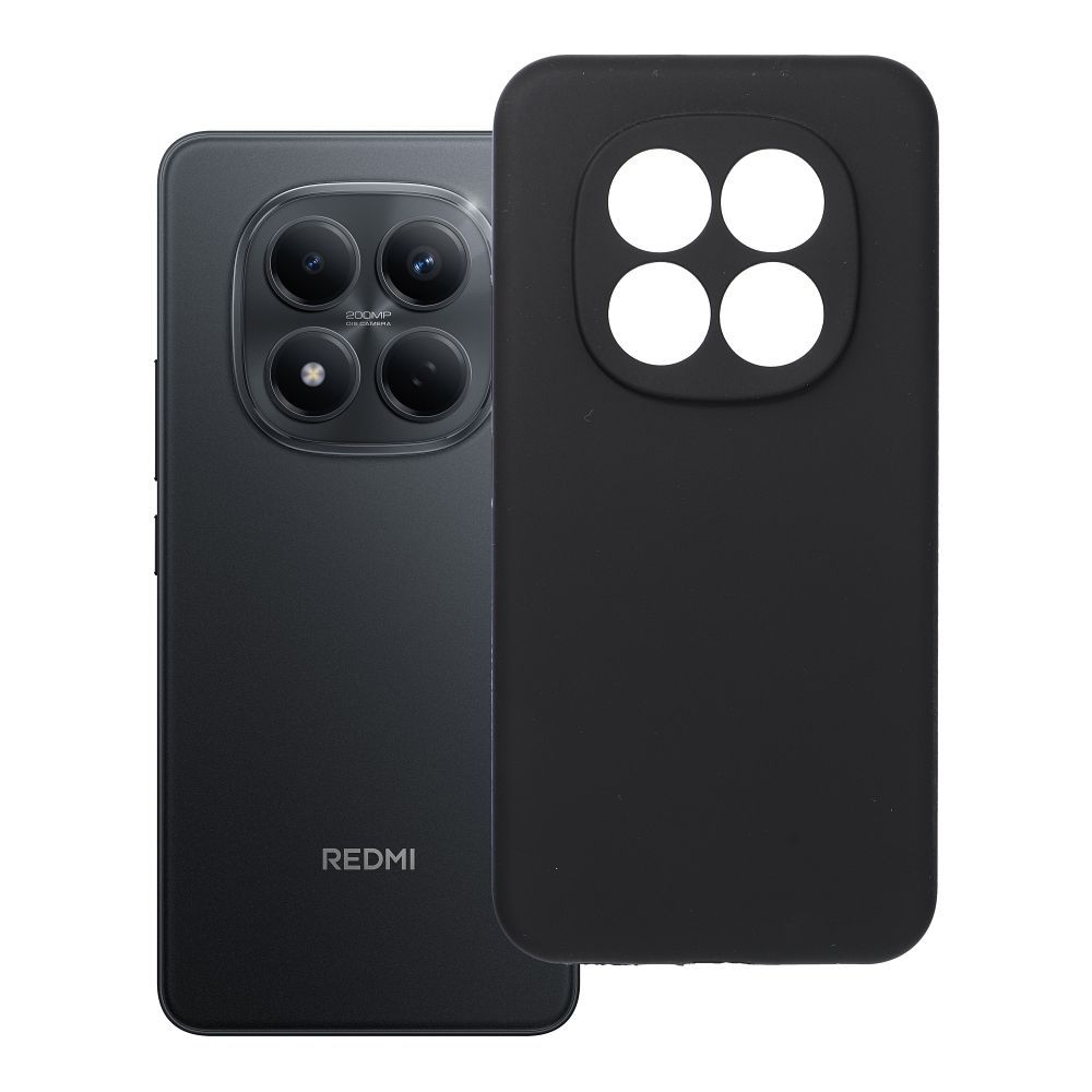 Husa pentru Xiaomi Redmi Note 15 PRO Plus 5G Silicone 2mm (Camera Protection) Negru