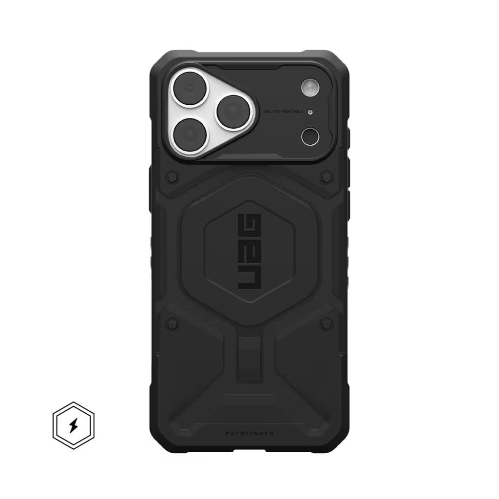 Husa Urban Armor Gear UAG Pathfinder Compatible cu Magsafe pentru iPhone 18 Pro Max/17 Pro Max Negru