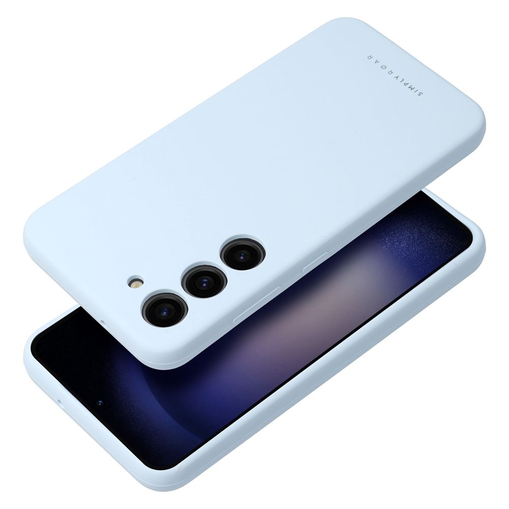 Husa Roar Cloud Skin pentru Samsung S25 Edge Albastru deschis