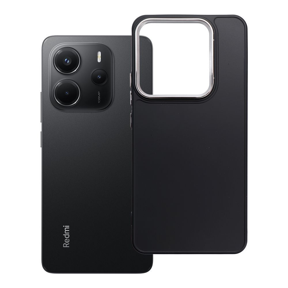 Husa Frame pentru Xiaomi Redmi Note 14 4G (Global - 164,84mm X 78,15mm X 8,16mm) Negru