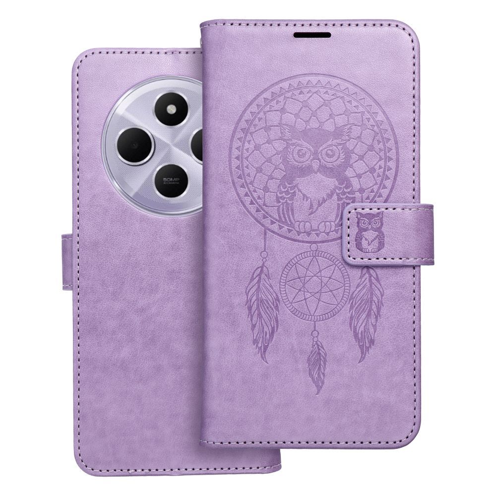 Husa Mezzo Book Flip pentru Xiaomi Redmi 14C Dreamcatcher Violet