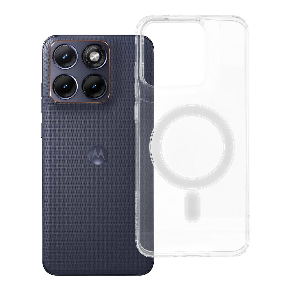 Husa Transparent Mag (MID) pentru Motorola Edge 70 Fusion Compatible Z Magsafe Transparent