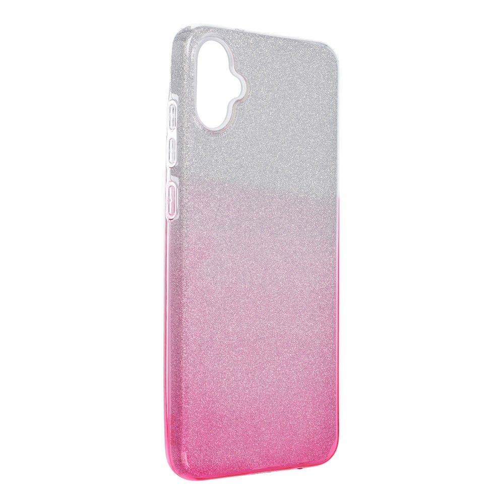 Husa Shining pentru Samsung A05 Transparent Roz