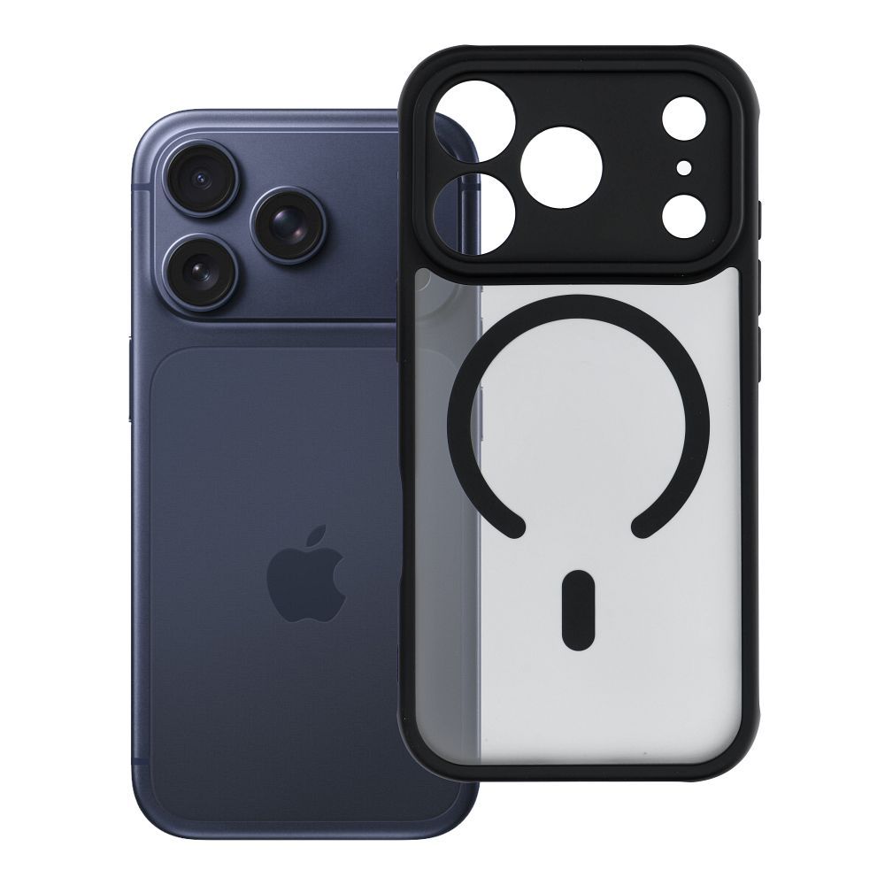 Husa Full mat Mag pentru iPhone 18 Pro / 17 Pro Compatible cu Magsafe Negru