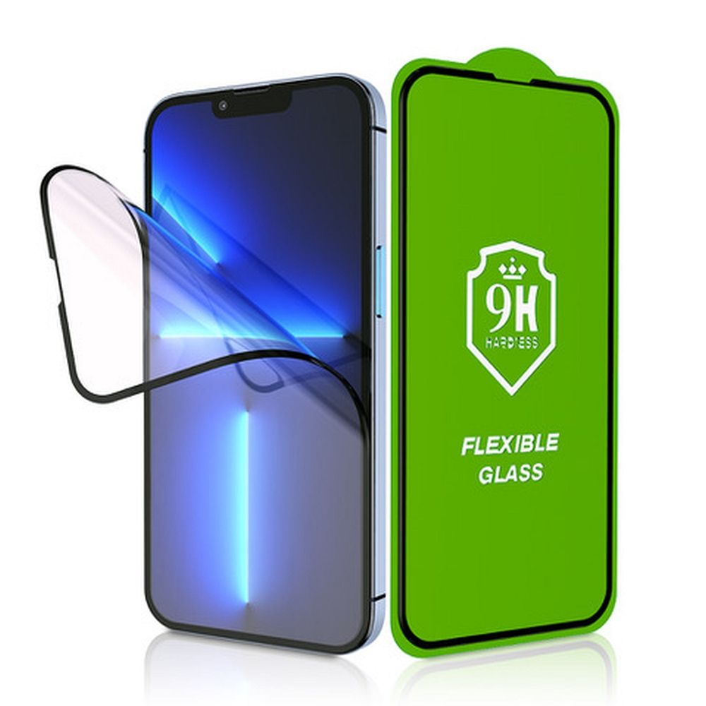 Folie Bestsuit 5D Full Glue sticla hibrida pentru Xiaomi Redmi Note 15 5G Flexible Negru