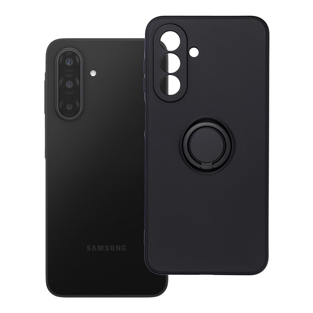 Husa Silicone Ring pentru Samsung A17 / A18 Negru