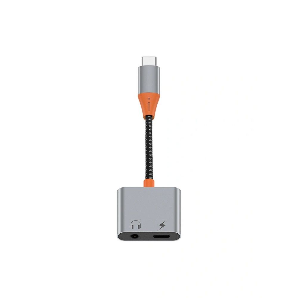 Adaptor Wiwu - Audio Lt10 Typ C To Typ C + 3.5mm