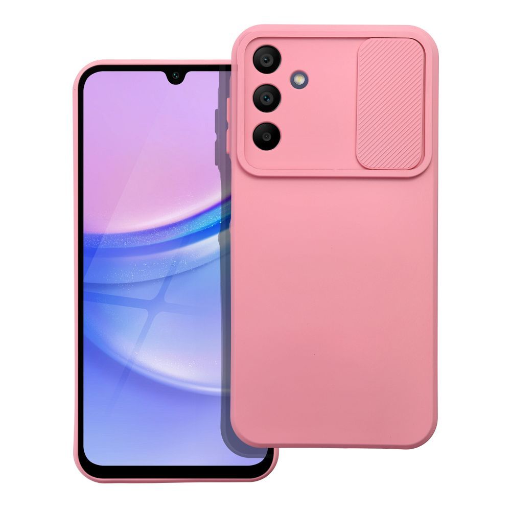 Husa Slide pentru Samsung A15 5G / A15 4G Roz deschis