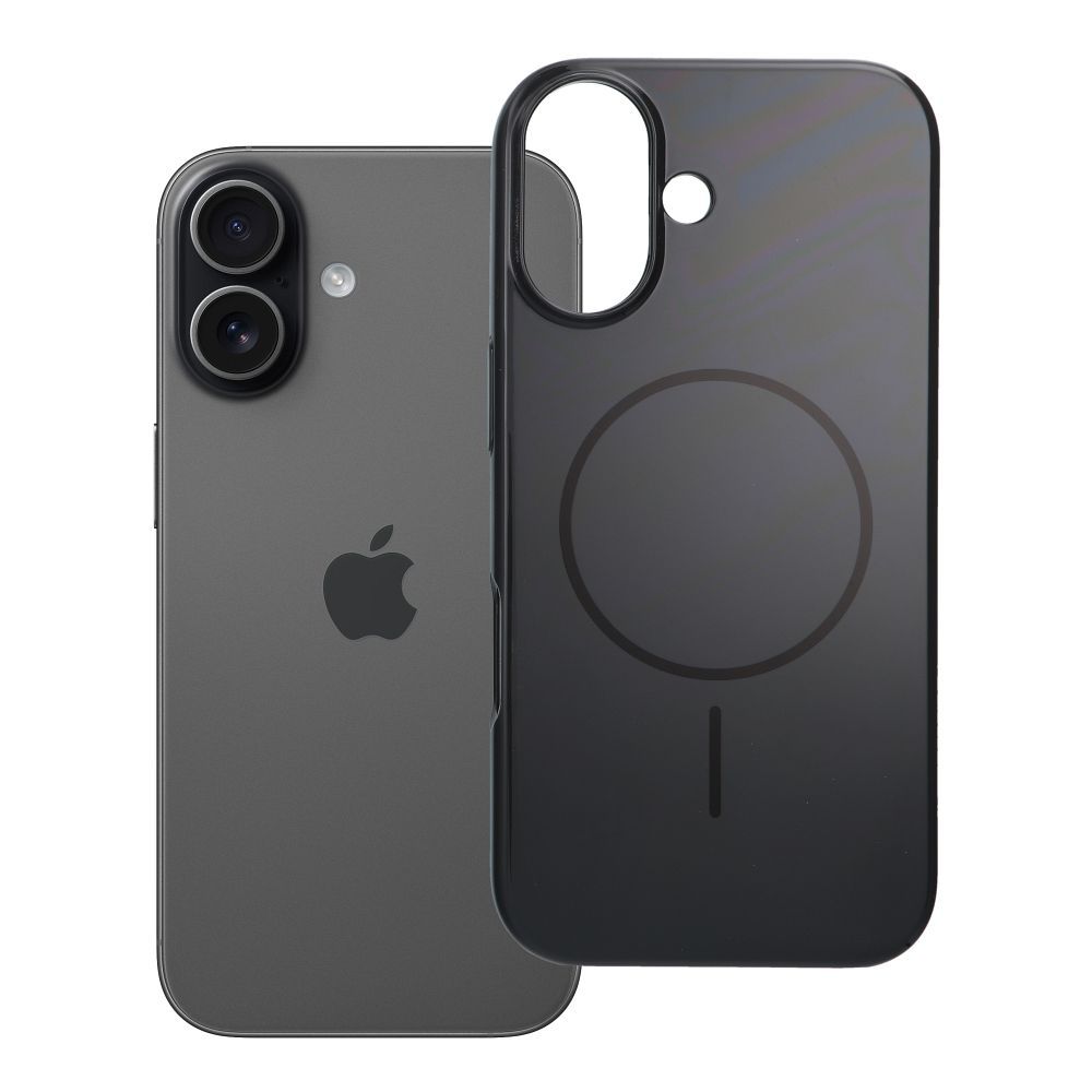 Husa Glossy Mag pentru iPhone 17 Compatible cu Magsafe Negru
