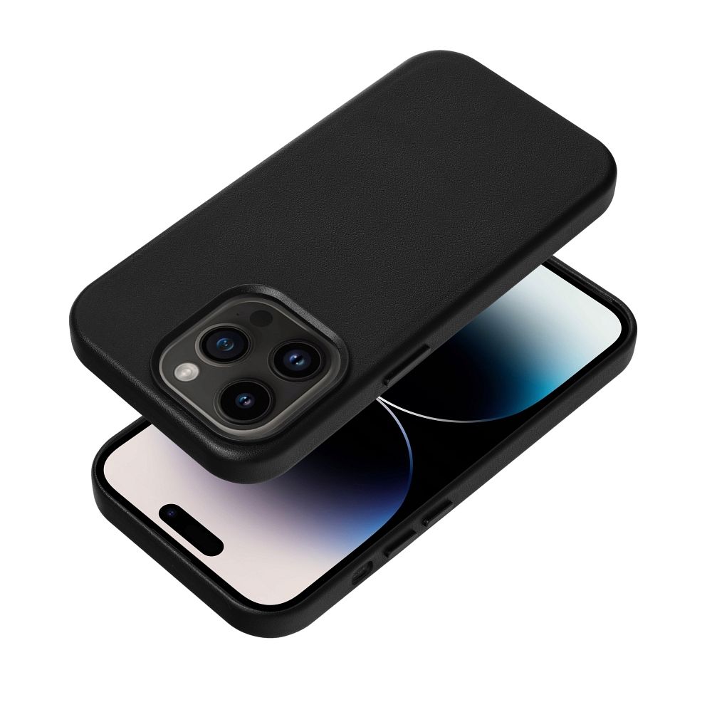Husa piele Mag pentru Samsung S25 Plus Compatible cu Magsafe Negru