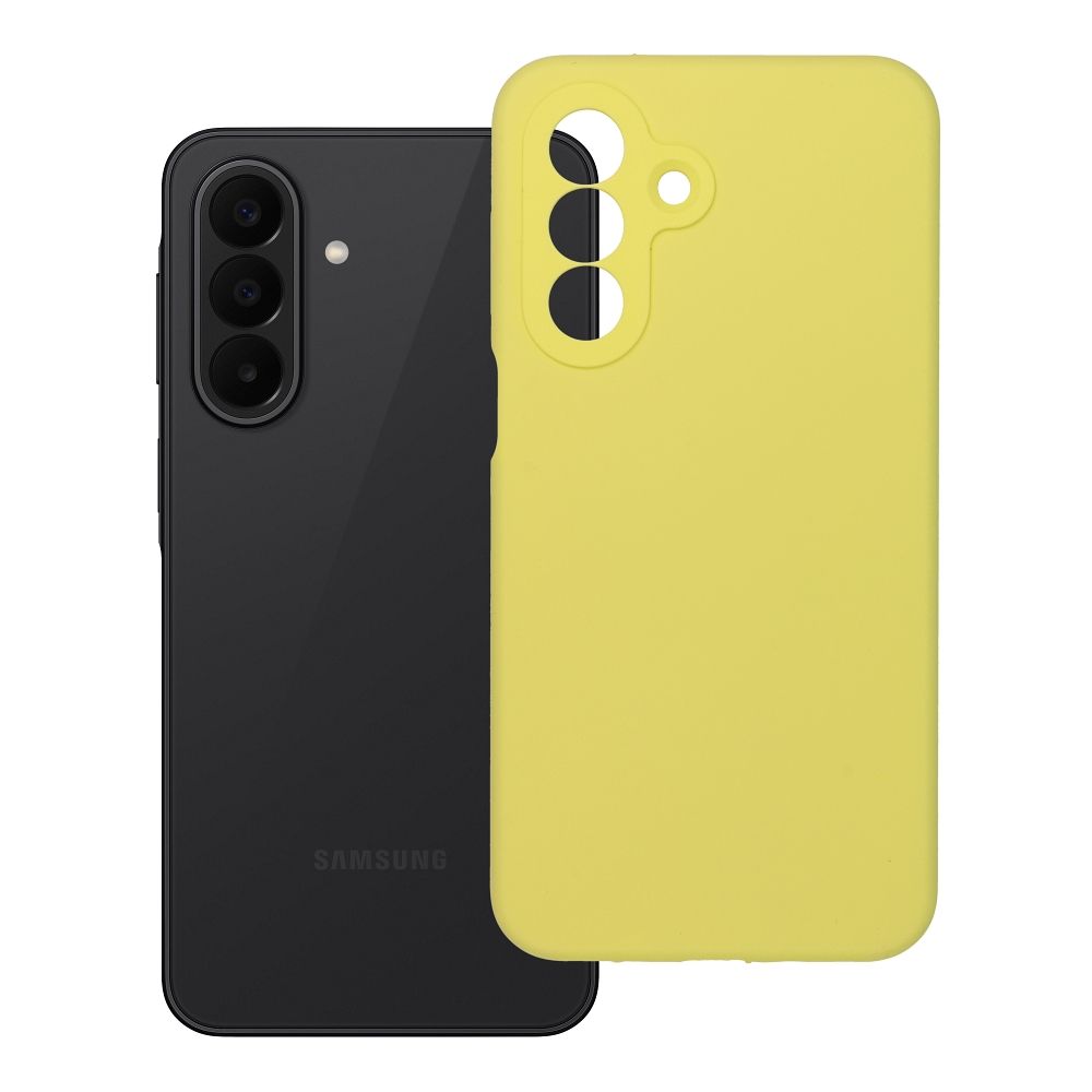 Husa pentru Samsung A27 5G Silicone 2mm (Camera Protection) Lemon